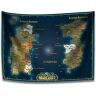 Карта Варкрафт Азерот World of Warcraft Classic Azeroth Map Wall Decoration banner (150*100 см)