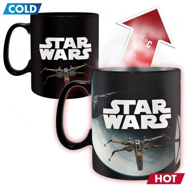 Чашка хамелеон STAR WARS Space Battle Mug кружка Звёздные войны Космическая битва 460 мл