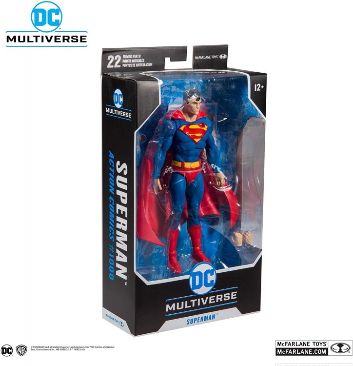 Фігурка McFarlane DC Multiverse Superman: Супермен Comics # 1000 Action Figure Фігурка McFarlane DC Multiverse Superman: Супермен Comics # 1000 Action Figure