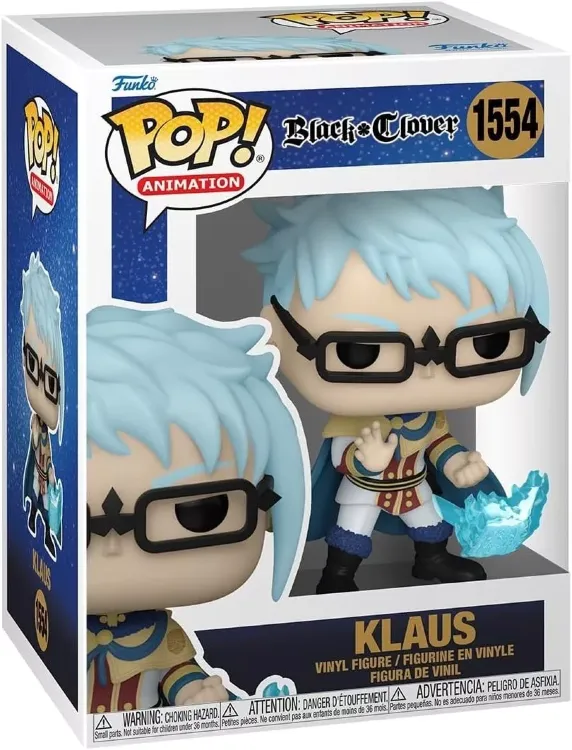 Фігурка Funko Black Clover: Klaus with Grimoire фанко Чорна Конюшина Клаус Люнетт 1554