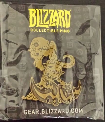 Значок 2015 Blizzcon Exclusive Gold Murkidan Blizzard Pin