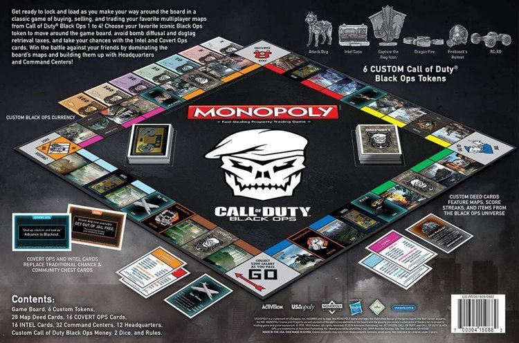 Монополия настольная игра Monopoly Game: Call of Duty Black Ops Монополия настольная игра Monopoly Game: Call of Duty Black Ops