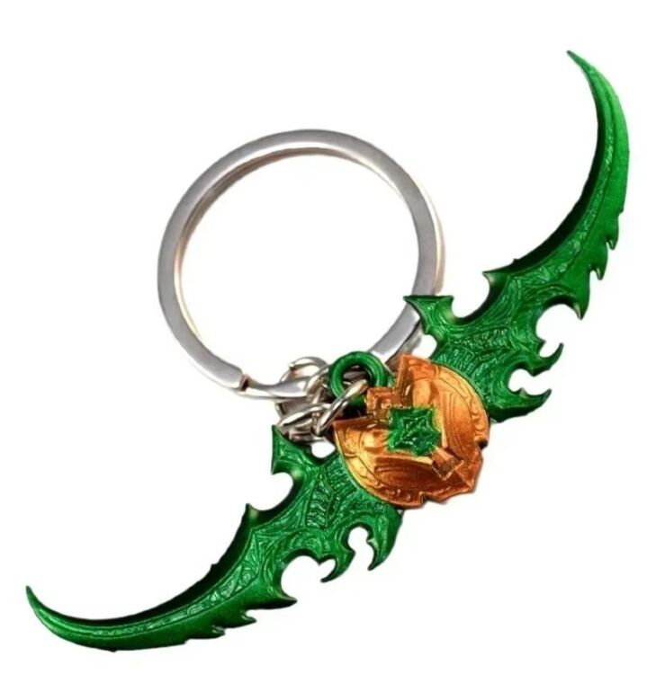 Брелок World of Warcraft Warglaive Of Azzinoth Бойові гліфи Аззінота 7 см.