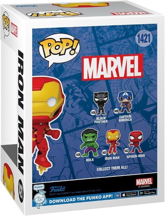 Фігурка Funko Marvel: Iron Man фанко Марвел залізна людина 1421