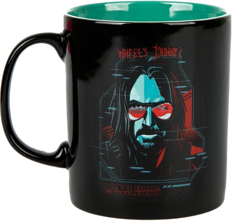 Кружка Cyberpunk 2077 JINX Digital Ghost Ceramic Mug Чашка 325 ml 