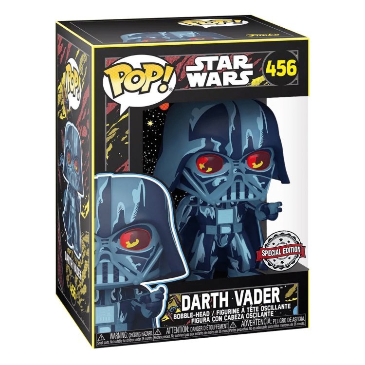 Фігурка Funko Bobble Star Wars: Retro Series Darth Vader (Exc) Фанко Зоряні війни Дарт Вейдер 456