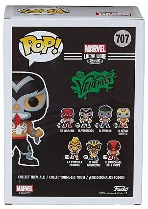 Фігурка Funko Marvel Lucha Libre Venom El Venenoide фанко (Exclusive Marvel Collector Corps) 707