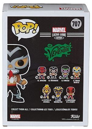 Фігурка Funko Marvel Lucha Libre Venom El Venenoide фанко (Exclusive Marvel Collector Corps) 707
