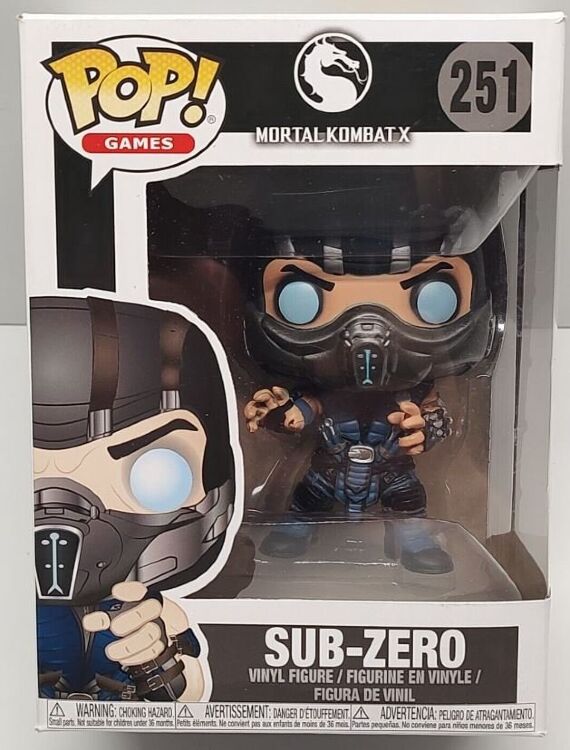 Фігурка Funko Pop Mortal Kombat - Subzero фанк Мортал комбат Саб-Зіро 251