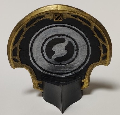 Декоративний щит Доту 2 - Aegis of Champions Dota 2 - Gold /Silver 10 см