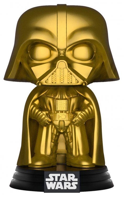 Фигурка Funko Pop! Star Wars Darth Vader Gold Figure #157 Exclusive