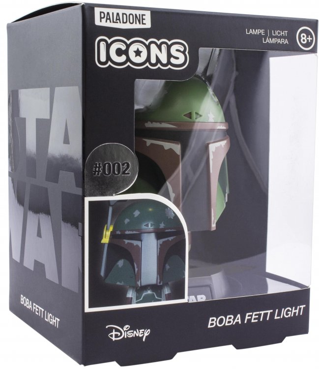 Нічник Paladone Star Wars: Boba Fett Icon Light