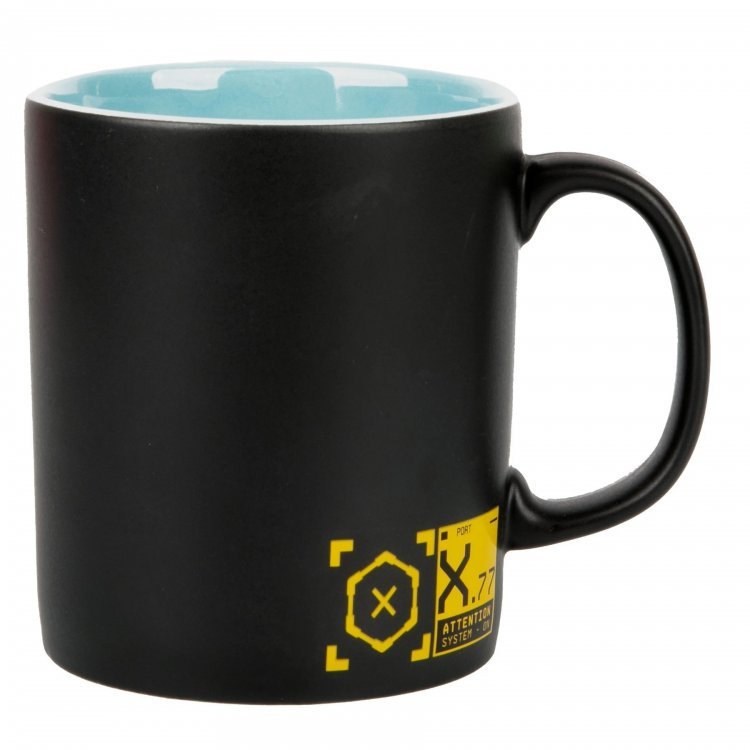 Кружка Cyberpunk 2077 JINX Cyber Mug Black Чашка 325 ml Кружка Cyberpunk 2077 JINX Cyber Mug Black Чашка 325 ml