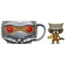 Чашка Funko Home 16 oz. Mug and Pin Guardians of the Galaxy Star Lord and ROCKET 