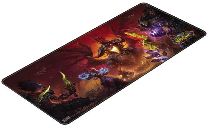 Коврик игровая поверхность Варкрафт Blizzard World Of Warcraft Gaming Desk Mat - Classic: Onyxia (90*42 cm)