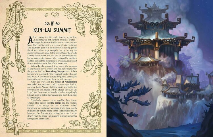 Книга World of Warcraft: Exploring Azeroth: Pandaria Imitation Leather Book Книга World of Warcraft: Exploring Azeroth: Pandaria Imitation Leather Book