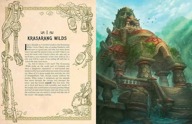 Книга World of Warcraft: Exploring Azeroth: Pandaria Imitation Leather Book Книга World of Warcraft: Exploring Azeroth: Pandaria Imitation Leather Book