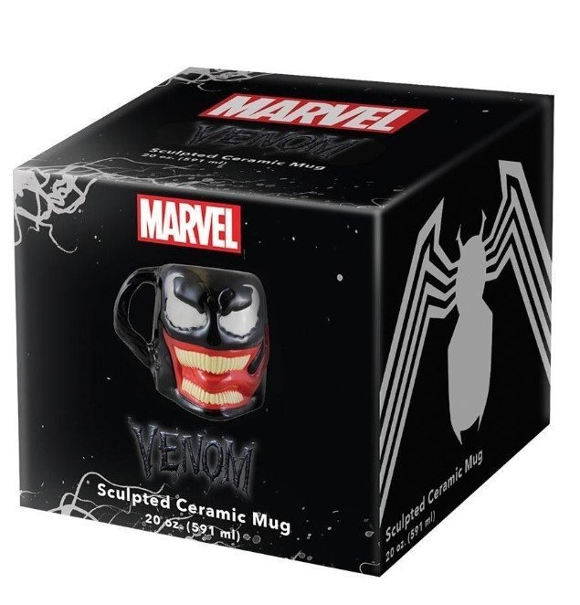 Чашка Marvel Venom Sculpted 3D Mug Марвел Веном 590 мл. Чашка Marvel Venom Sculpted 3D Mug Марвел Веном 590 мл.