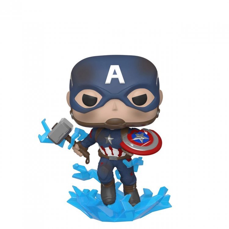 Фигурка Funko Pop! Marvel: Avengers Endgame Captain America with Broken Shield Mjoinir Фигурка Funko Pop! Marvel: Avengers Endgame Captain America with Broken Shield Mjoinir