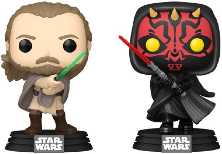 Фігурка Funko Star Wars: Qui-Gon Jinn vs Darth Maul Фанко Квай-Гон Джин і Дарт Мол Exclusive Фігурка Funko Star Wars: Qui-Gon Jinn vs Darth Maul Фанко Квай-Гон Джин і Дарт Мол Exclusive