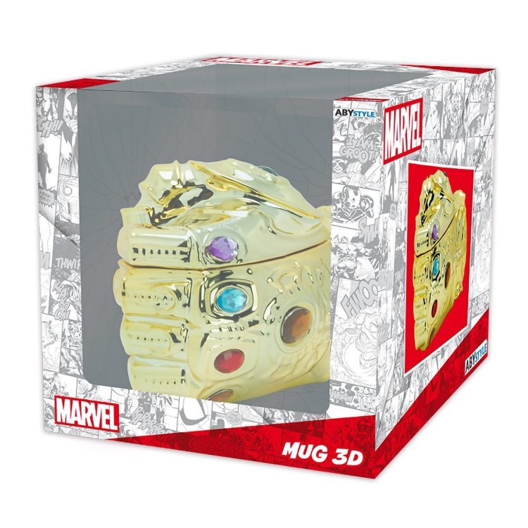 Чашка 3D Marvel Avengers Thanos Infinity Gauntlet Ceramic Mug (Марвел)