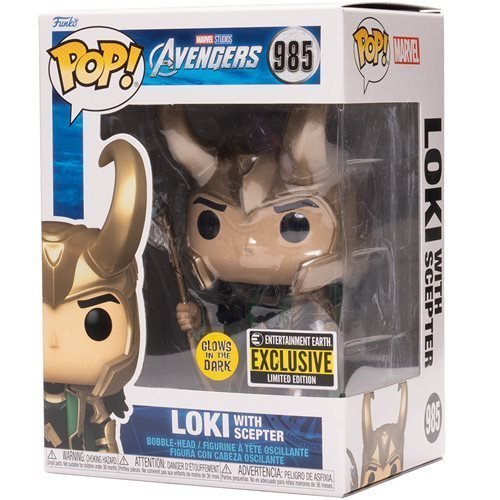 Фигурка Funko Pop Marvel Loki with Scepter Фанко Локи со скипетром 985 (EE Exclusive) Фигурка Funko Pop Marvel Loki with Scepter Фанко Локи со скипетром 985 (EE Exclusive)
