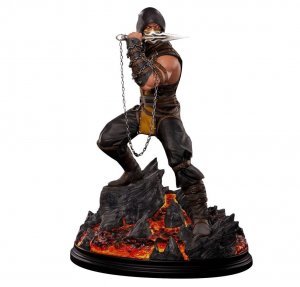 Mortal Kombat Scorpion Polystone Statue Sideshow - Статуетка Скорпіон 53 см