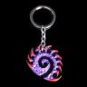 Брелок StarCraft II Zerg Logo Purple Брелок StarCraft II Zerg Logo Purple