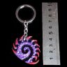 Брелок StarCraft II Zerg Logo Purple Брелок StarCraft II Zerg Logo Purple
