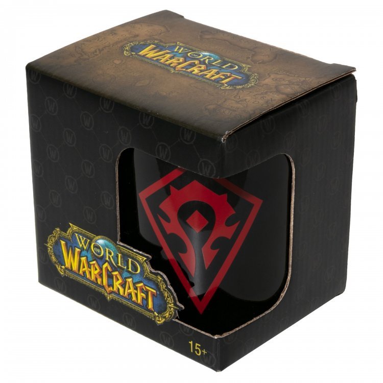 Кружка World of Warcraft For the Horde Ceramic Mug Black Чашка 325 ml Кружка World of Warcraft For the Horde Ceramic Mug Black Чашка 325 ml