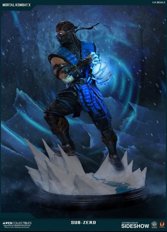 Mortal Kombat Sub-Zero Polystone Statue Sideshow - Статуетка Саб-Зіро 53 см Mortal Kombat Sub-Zero Polystone Statue Sideshow - Статуетка Саб-Зіро 53 см