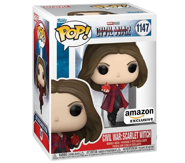 Фігурка Funko Marvel: Civil War - Scarlet Witch Фанко Червона Відьма (Amazon Exclusive) 1147