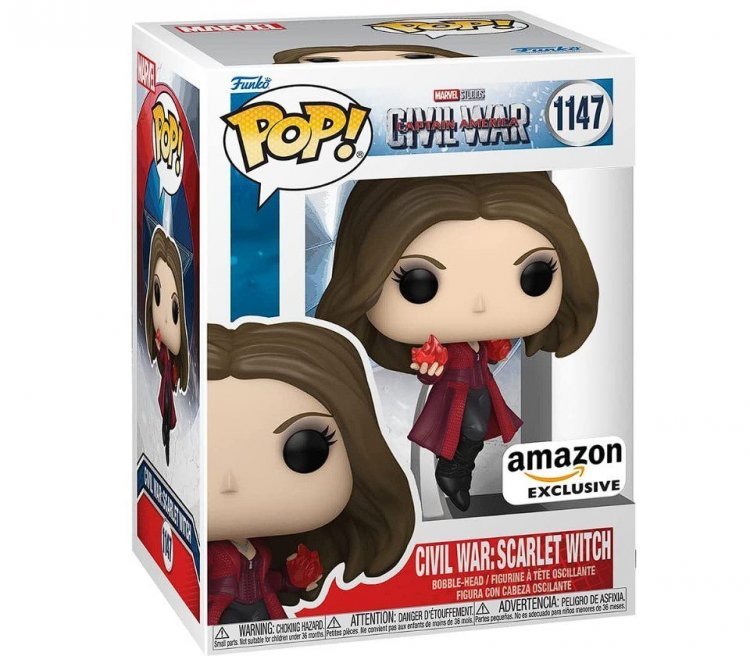 Фігурка Funko Marvel: Civil War - Scarlet Witch Фанко Червона Відьма (Amazon Exclusive) 1147