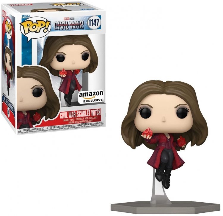 Фігурка Funko Marvel: Civil War - Scarlet Witch Фанко Червона Відьма (Amazon Exclusive) 1147