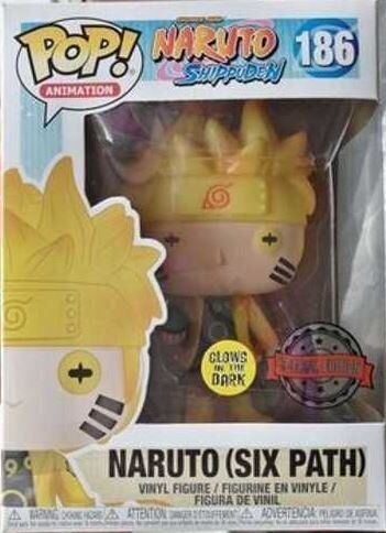 Фигурка Funko Pop Naruto Shippuden Naruto Six Path (Exc) Фанко Наруто Шиппуден 186 (Glow in the Dark)