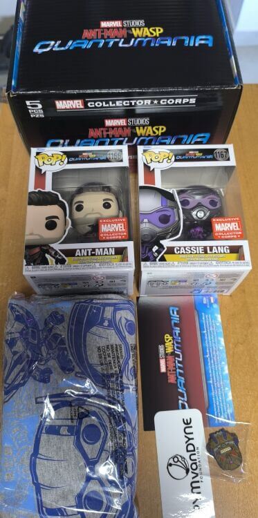 Коробка Funko Marvel Collector Corps Box Quantumania Ant-Man And The Wasp Фанко Человек-Муравей и Оса