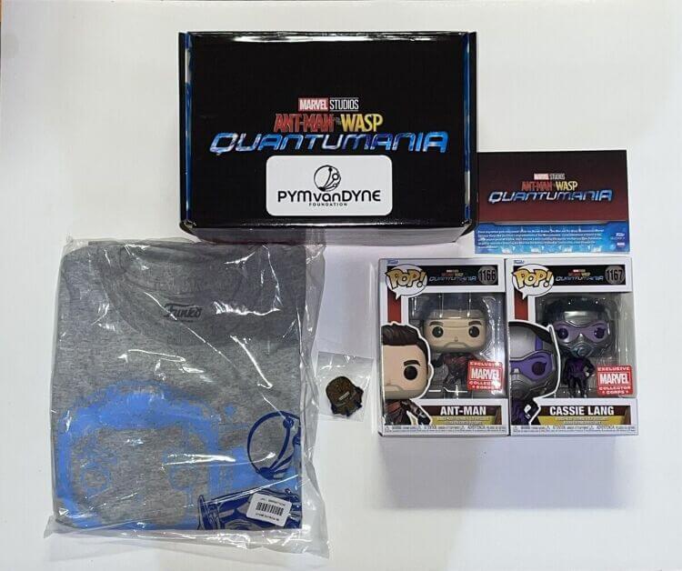 Коробка Funko Marvel Collector Corps Box Quantumania Ant-Man And The Wasp Фанко Человек-Муравей и Оса