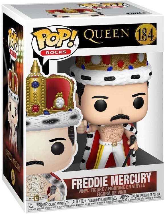 Фігурка Funko Pop Rocks: Queen - Freddie Mercury King Фредді Меркюрі Король фанко 184 Фігурка Funko Pop Rocks: Queen - Freddie Mercury King Фредді Меркюрі Король фанко 184