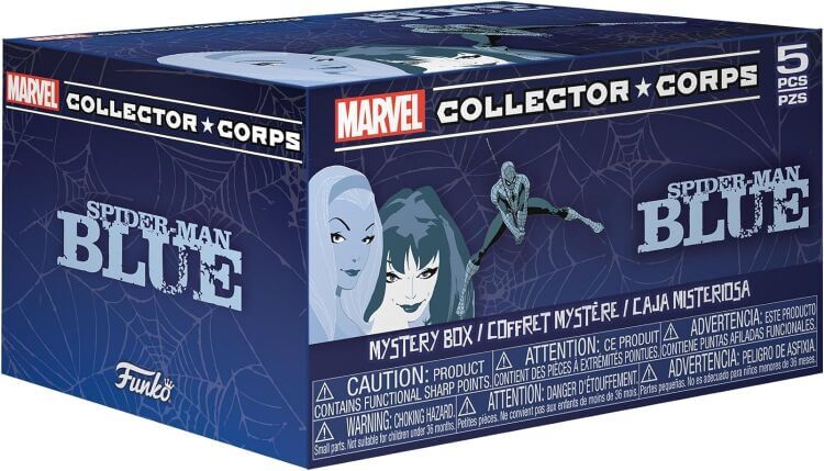 Коробка Funko Marvel Collector Corps Spider-Man: Blue Box Фанко Человек Паук Коробка Funko Marvel Collector Corps Spider-Man: Blue Box Фанко Человек Паук