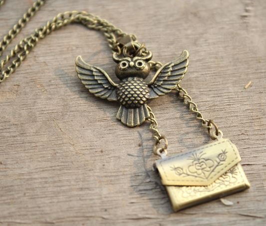 Кулон Harry Potter Сова з конвертом з Хогвартса