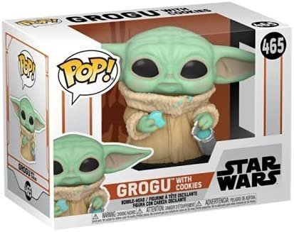 Фігурка Funko Star Wars: Mandalorian - Grogu with Cookie Фанко Зоряні війни: Мандалорець Грогу 465 Фігурка Funko Star Wars: Mandalorian - Grogu with Cookie Фанко Зоряні війни: Мандалорець Грогу 465