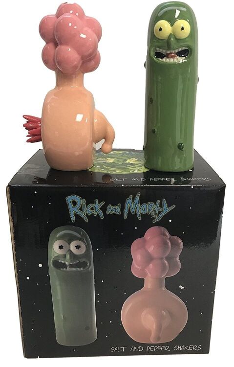 Солонка и Перечница Рик и Морти: Pickle Rick / Plumbus Salt and Pepper Shaker