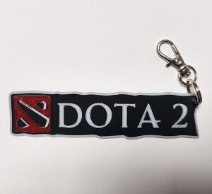 Брелок Dota 2 Logo Дота 2 ABS пластик 10 см. 