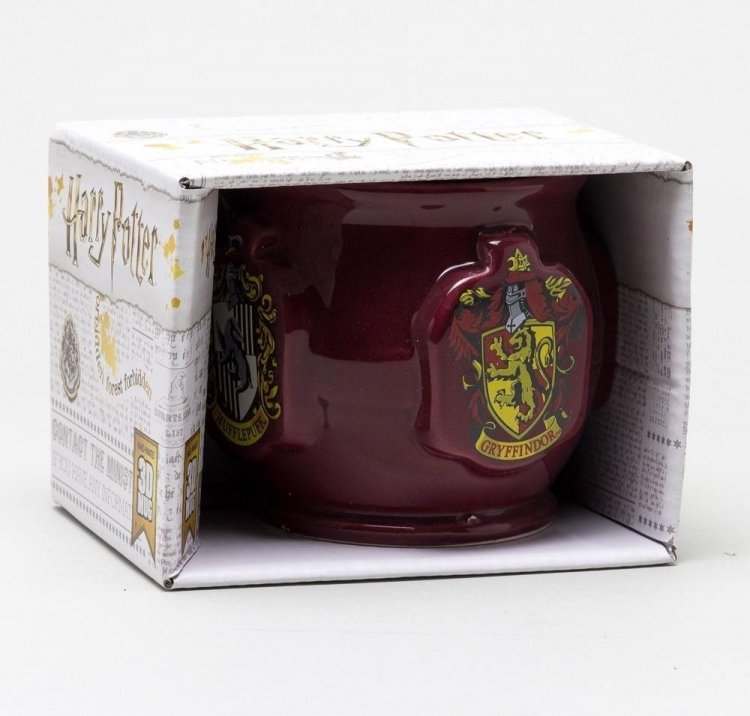 Кружка Harry Potter Crests 3D Mug Чашка факультети Хогвартс 500 ml