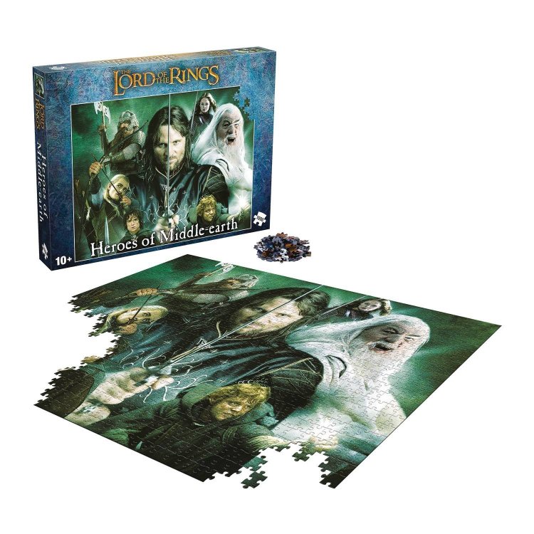 Пазл Lord of the Rings Heroes of Middle Earth puzzle Володар Перстнів Герої Середземя 1000 шт Пазл Lord of the Rings Heroes of Middle Earth puzzle Володар Перстнів Герої Середземя 1000 шт