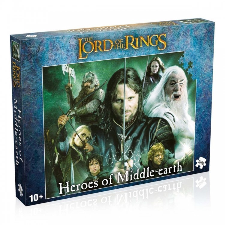 Пазл Lord of the Rings Heroes of Middle Earth puzzle Володар Перстнів Герої Середземя 1000 шт