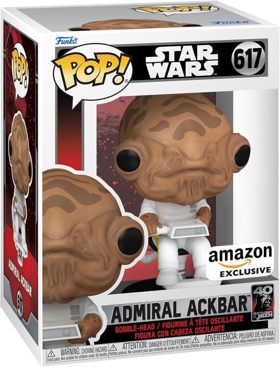Фігурка Funko Star Wars: Admiral Ackbar Фанко Адмірал Аккбар (Amazon Exclusive) 617 Фігурка Funko Star Wars: Admiral Ackbar Фанко Адмірал Аккбар (Amazon Exclusive) 617