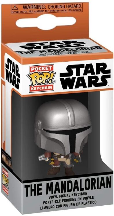 Брелок - Funko Pocket Pop Star Wars Keychain - The Mandalorian фанко мандалорець
