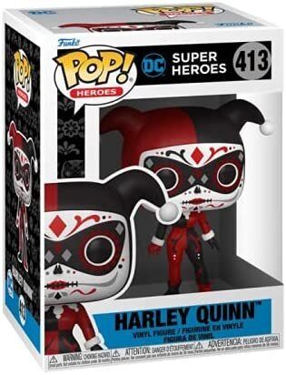 Фігурка Funko POP Heroes: Dia De Los DC - Harley Quinn Фанко Харлі Квінн 413