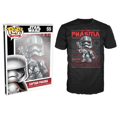 Футболка Men's Pop! T-Shirts: Star Wars - Captain Phasma (розмір M)